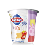 κρι κρι kids peppa φράουλα μπισκότο